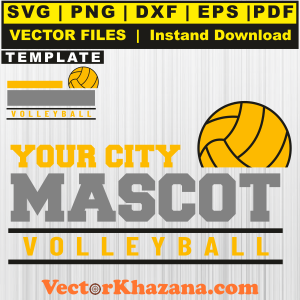 Volleyball Team Svg