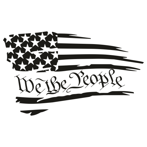 We The People Flag Svg