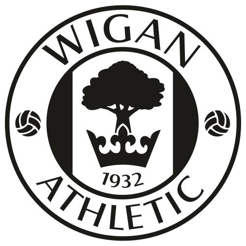 Wigan Athletic FC Black Svg