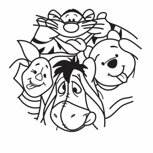 Winnie The Pooh SVG | Baby Winnie The Pooh svg cut file Download | JPG