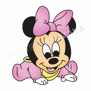 Download Baby Minnie Mouse Logo Vector