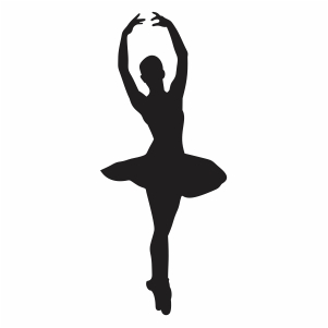 Ballerina Dance Pose Vector