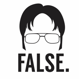 Buy Dwight Schrute False Svg Png online in USA