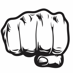 Hand Punch Vector