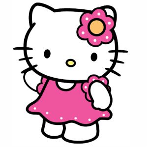 Download Hello Kitty Girl Vector Hello Kitty Girl Png Download SVG, PNG, EPS, DXF File