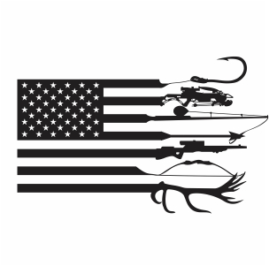 Free Free 162 Fishing American Flag Svg SVG PNG EPS DXF File