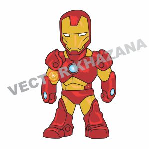 Chibi Iron Man Vector