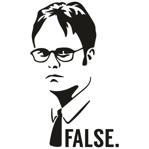 Dwight Schrute Svg False The Office Png