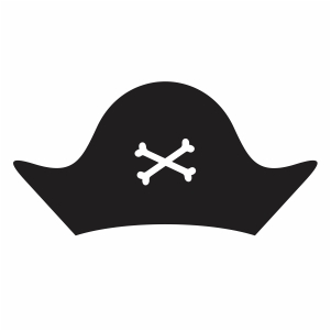 Hook Hand Pirate SVG Clip Art Cut File Silhouette Dxf Eps Png Jpg