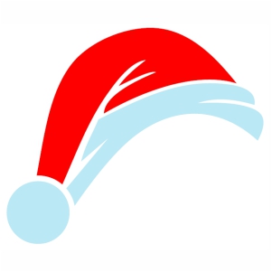 Fancy Christmas party cap vector file