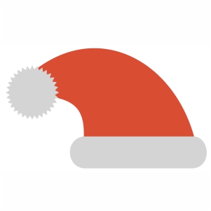 Beautiful Christmas cap vector file