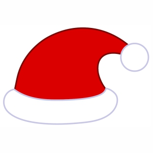Red Christmas Cap vector file