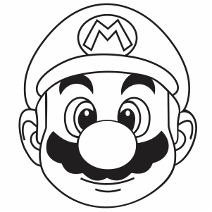 Super Mario Svg Super Mario Head Svg Cut File Download Jpg Png Svg Cdr Ai Pdf Eps Dxf Format