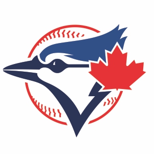 Toronto Blue Jays Ball Logo Cut