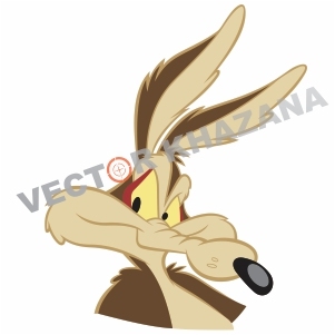 Buy Wile E Coyote Cartoon Logo Vector Eps Png File
