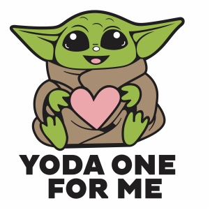 Download yoda one for me SVG file | Baby Yoda yoda one for me svg ...